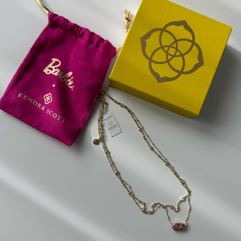 Kendra Scott X Barbie Gold Elisa Multi Strand Necklace